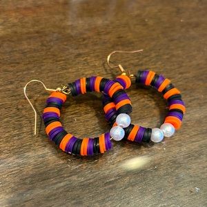 Halloween themed earrings handmade